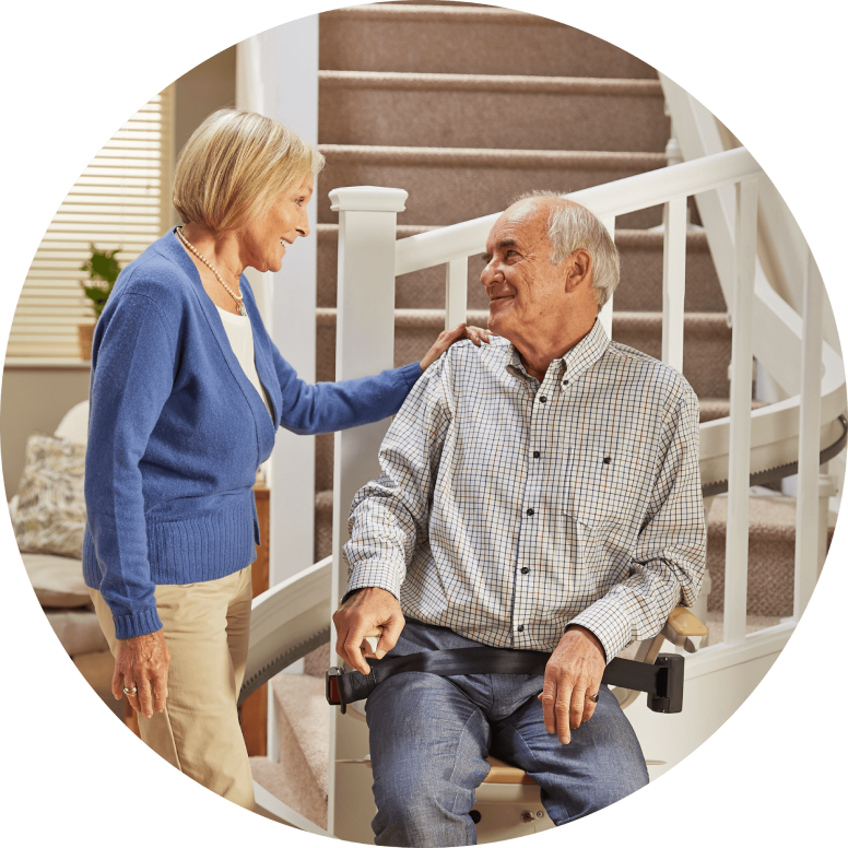 Acorn outdoor stairlift installation in Tennessee